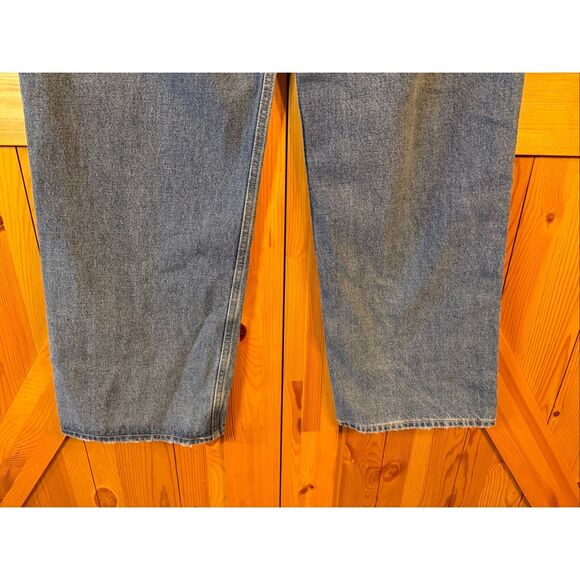 Ambercrombie & Fitch Curve Love Mid Rise Slouchy Jean Size 31Long nwt (6226) - Picture 5 of 8